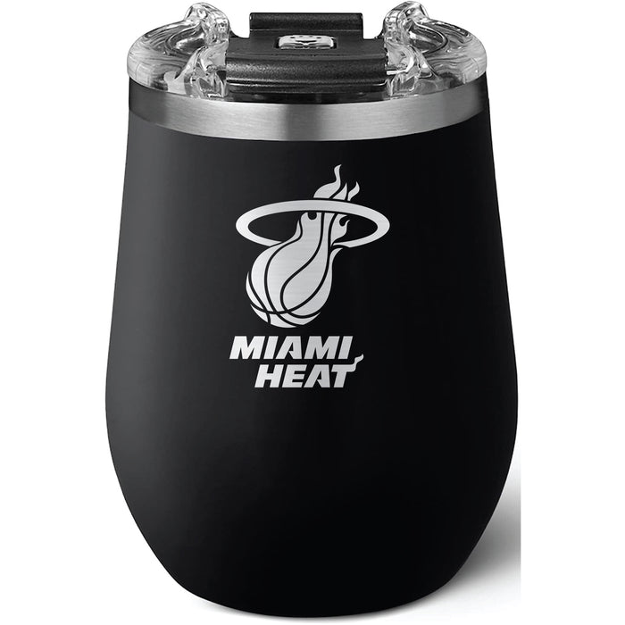 Brumate Uncorkd XL Wine Tumbler with Miami Heat Etched Primary Logo