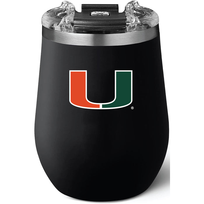 Brumate Uncorkd XL Wine Tumbler with Miami Hurricanes Primary Logo