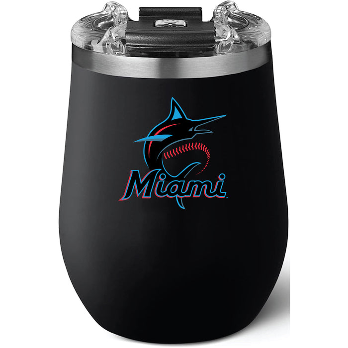 Brumate Uncorkd XL Wine Tumbler with Miami Marlins Primary Logo