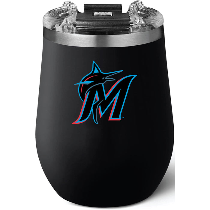 Brumate Uncorkd XL Wine Tumbler with Miami Marlins Secondary Logo