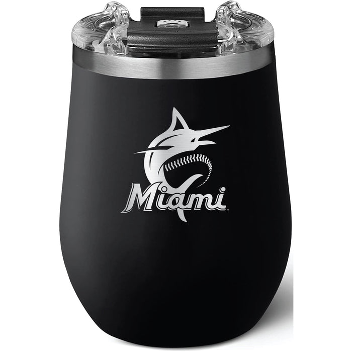 Brumate Uncorkd XL Wine Tumbler with Miami Marlins Primary Logo