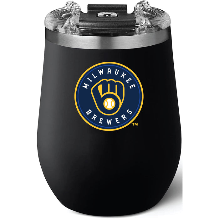 Brumate Uncorkd XL Wine Tumbler with Milwaukee Brewers Primary Logo