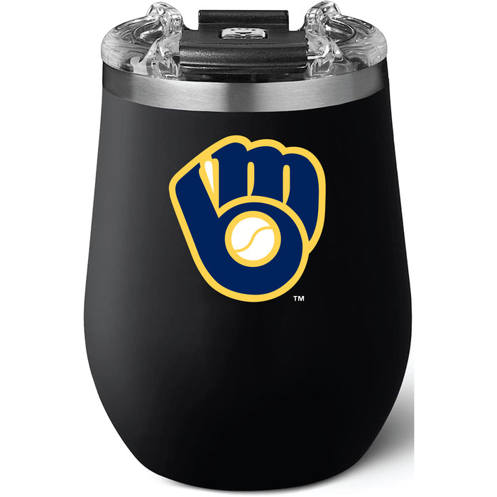 Brumate Uncorkd XL Wine Tumbler with Milwaukee Brewers Secondary Logo