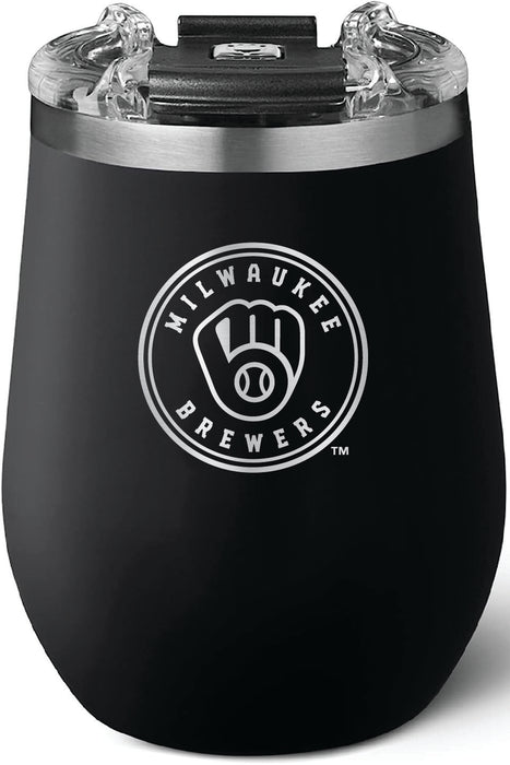 Brumate Uncorkd XL Wine Tumbler with Milwaukee Brewers Primary Logo