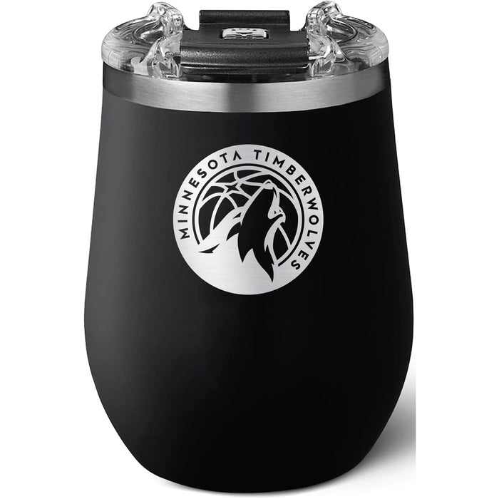 Brumate Uncorkd XL Wine Tumbler with Minnesota Timberwolves Etched Primary Logo