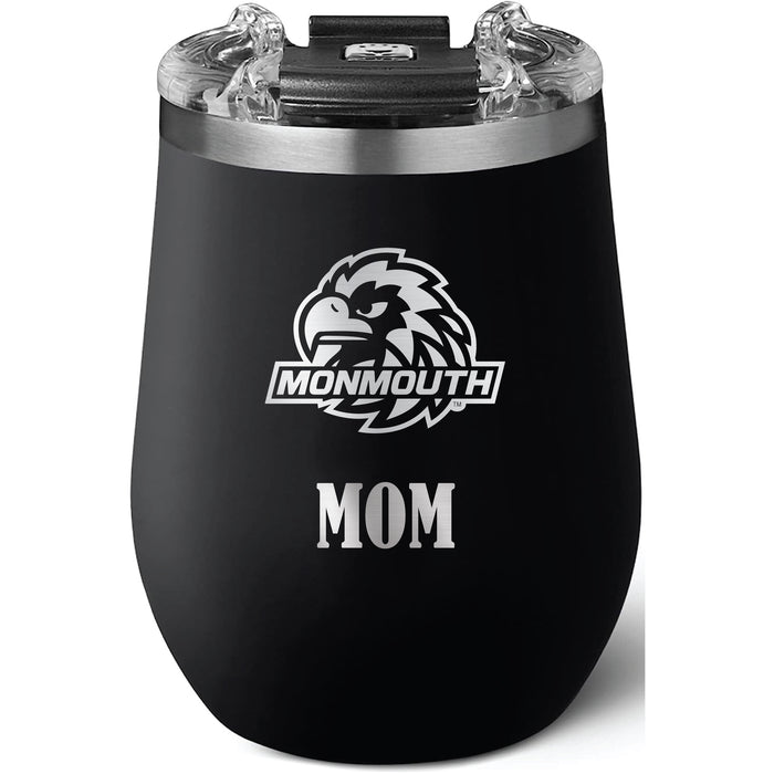 Brumate Uncorkd XL Wine Tumbler with Monmouth Hawks Mom Primary Logo