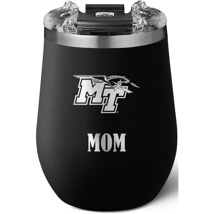 Brumate Uncorkd XL Wine Tumbler with Middle Tennessee State Blue Raiders Mom Primary Logo