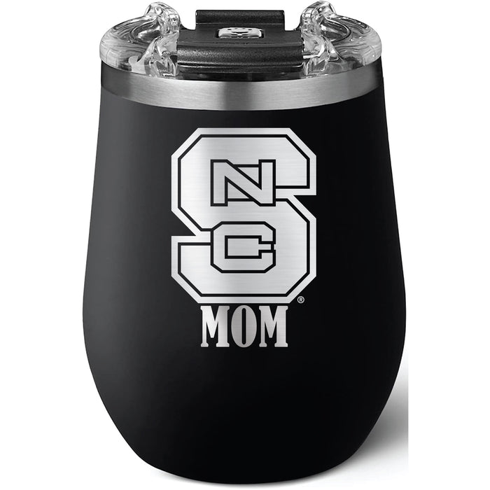 Brumate Uncorkd XL Wine Tumbler with NC State Wolfpack Mom Primary Logo