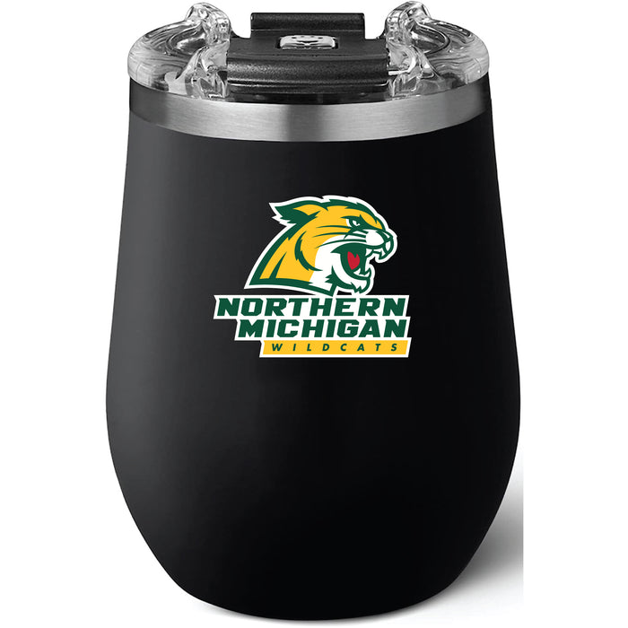 Brumate Uncorkd XL Wine Tumbler with Northern Michigan University Wildcats Primary Logo