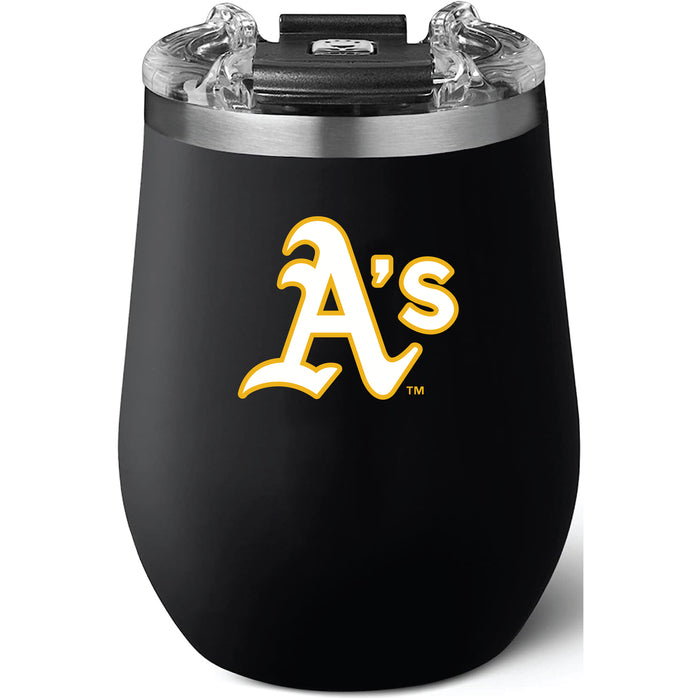 Brumate Uncorkd XL Wine Tumbler with Oakland Athletics Primary Logo