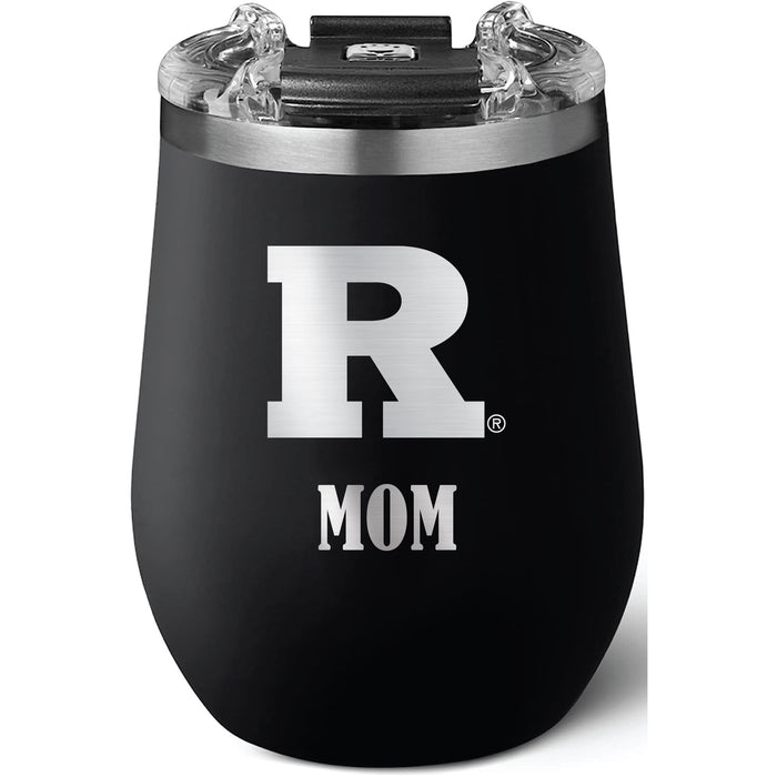 Brumate Uncorkd XL Wine Tumbler with Rutgers Scarlet Knights Mom Primary Logo