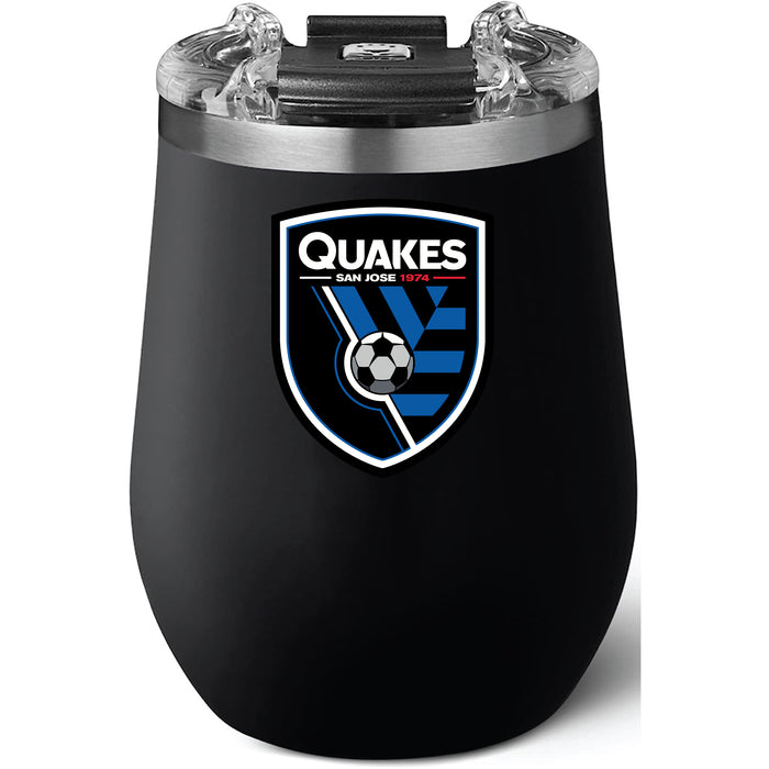 Brumate Uncorkd XL Wine Tumbler with San Jose Earthquakes Primary Logo