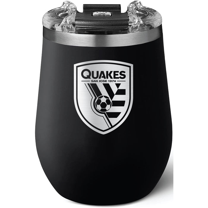 Brumate Uncorkd XL Wine Tumbler with San Jose Earthquakes Primary Logo
