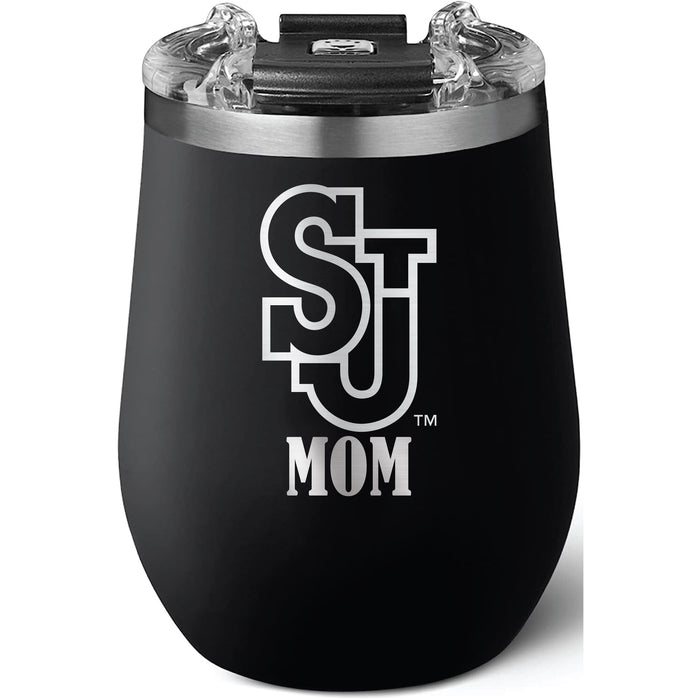 Brumate Uncorkd XL Wine Tumbler with St. John's Red Storm Mom Primary Logo