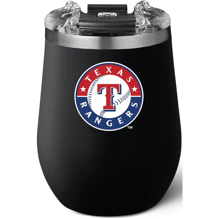 Brumate Uncorkd XL Wine Tumbler with Texas Rangers Primary Logo