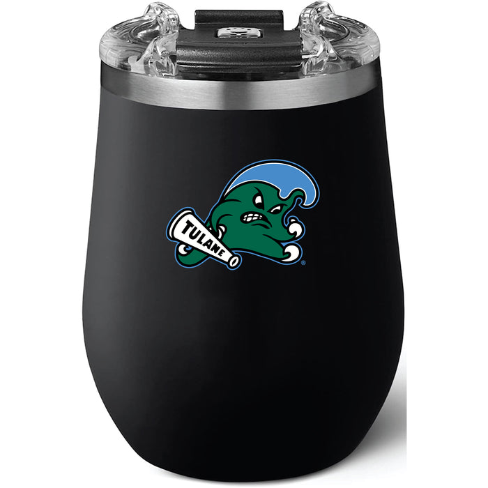 Brumate Uncorkd XL Wine Tumbler with Tulane Green Wave Primary Logo