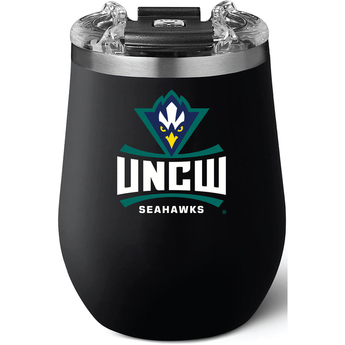 Brumate Uncorkd XL Wine Tumbler with UNC Wilmington Seahawks Primary Logo