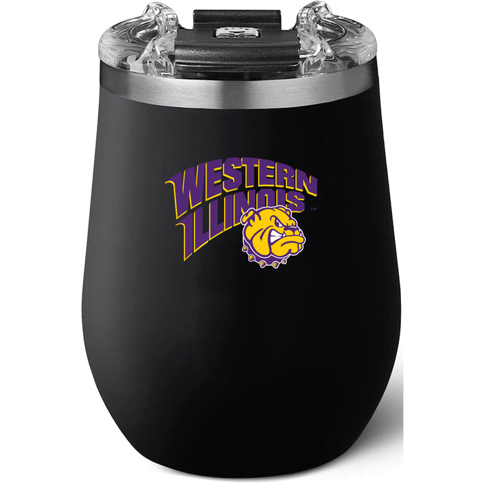 Brumate Uncorkd XL Wine Tumbler with Western Illinois University Leathernecks Primary Logo