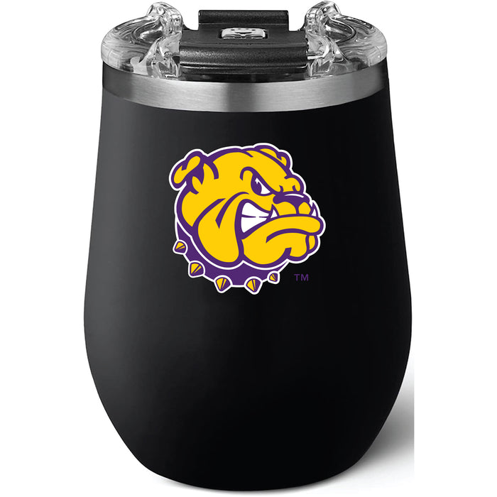 Brumate Uncorkd XL Wine Tumbler with Western Illinois University Leathernecks Secondary Logo