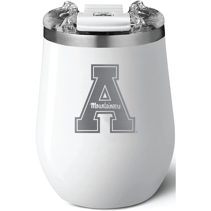 Brumate Uncorkd XL Wine Tumbler with Appalachian State Mountaineers Primary Logo