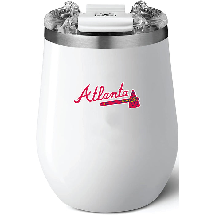 Brumate Uncorkd XL Wine Tumbler with Atlanta Braves Wordmark Logo