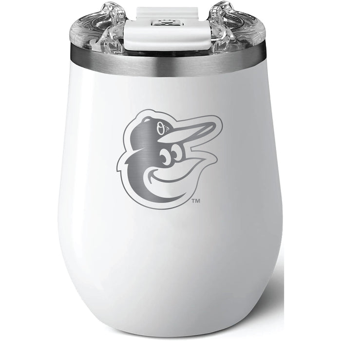 Brumate Uncorkd XL Wine Tumbler with Baltimore Orioles Primary Logo