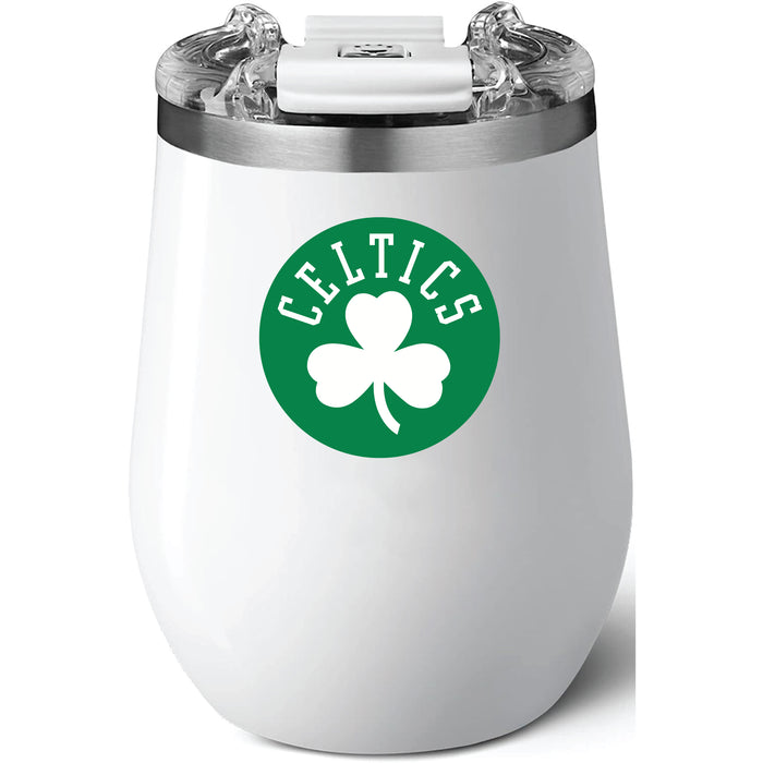 Brumate Uncorkd XL Wine Tumbler with Boston Celtics Secondary Logo