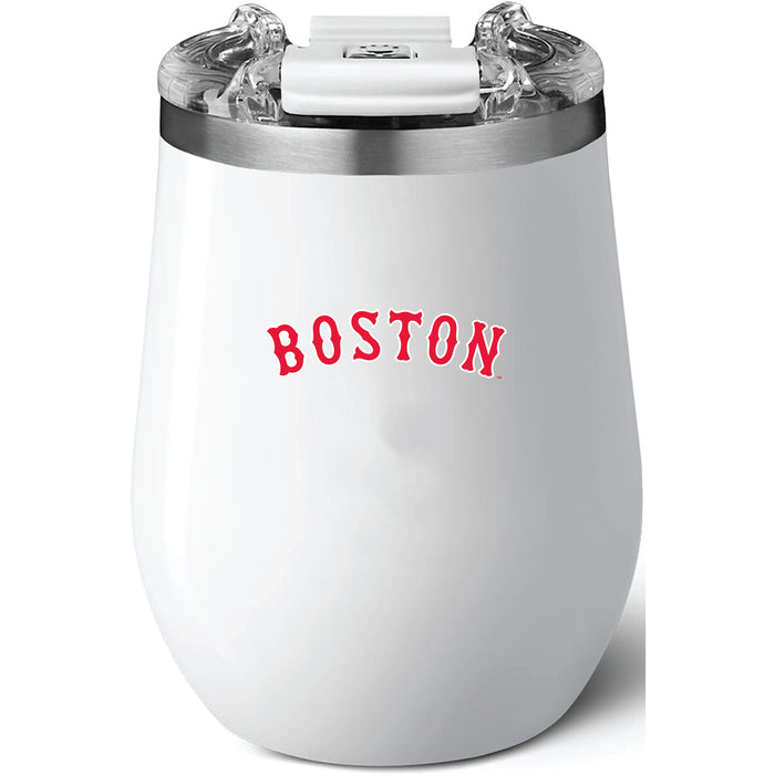 Brumate Uncorkd XL Wine Tumbler with Boston Red Sox Wordmark Logo