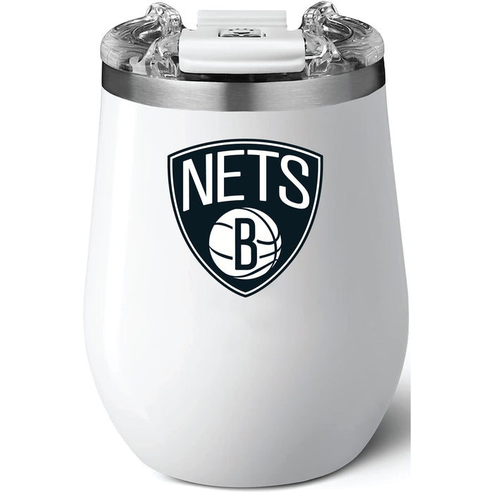 Brumate Uncorkd XL Wine Tumbler with Brooklyn Nets Primary Logo