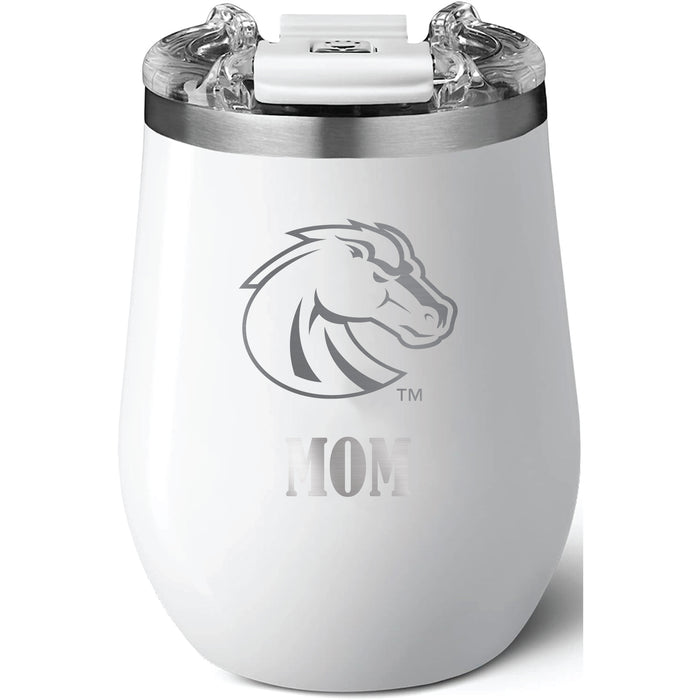 Brumate Uncorkd XL Wine Tumbler with Boise State Broncos Mom Primary Logo