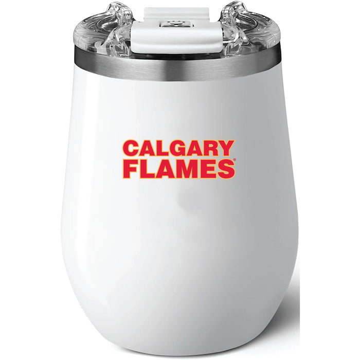 Brumate Uncorkd XL Wine Tumbler with Calgary Flames Secondary Logo