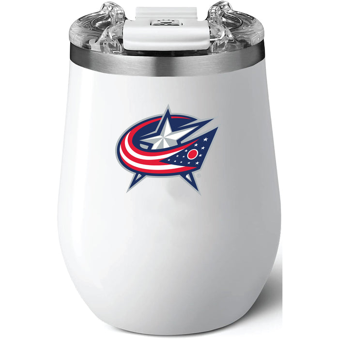 Brumate Uncorkd XL Wine Tumbler with Columbus Blue Jackets Primary Logo