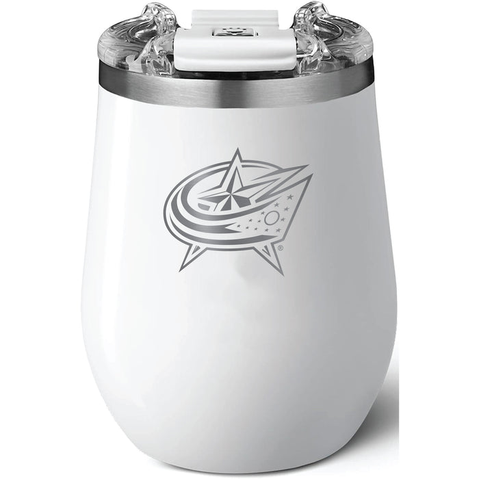 Brumate Uncorkd XL Wine Tumbler with Columbus Blue Jackets Primary Logo