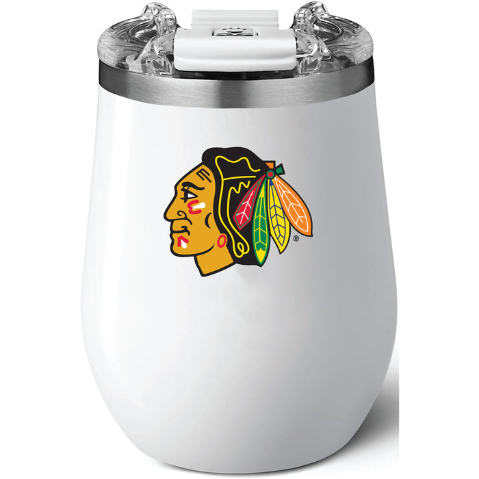 Brumate Uncorkd XL Wine Tumbler with Chicago Blackhawks Primary Logo