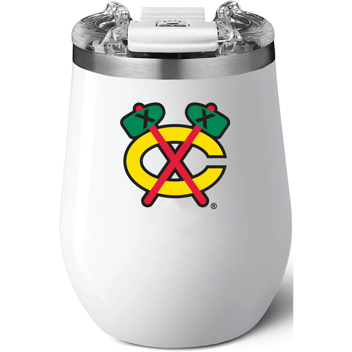 Brumate Uncorkd XL Wine Tumbler with Chicago Blackhawks Secondary Logo