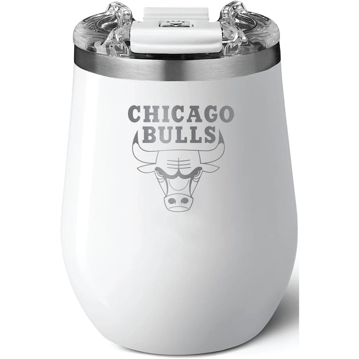 Brumate Uncorkd XL Wine Tumbler with Chicago Bulls Etched Primary Logo