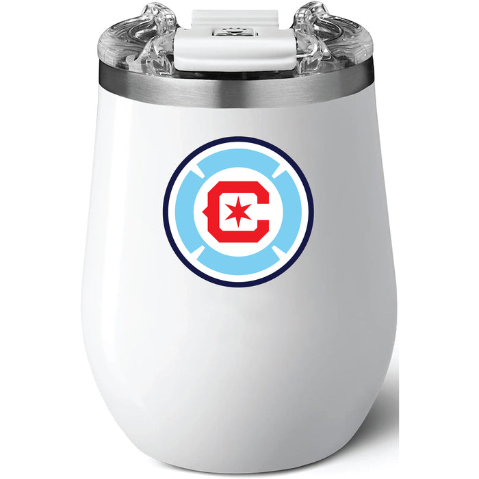 Brumate Uncorkd XL Wine Tumbler with Chicago Fire Primary Logo