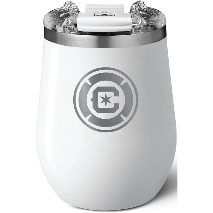 Brumate Uncorkd XL Wine Tumbler with Chicago Fire Primary Logo