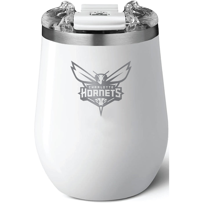 Brumate Uncorkd XL Wine Tumbler with Charlotte Hornets Etched Primary Logo