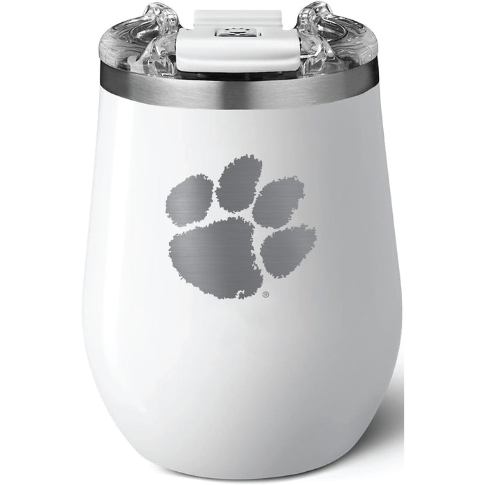Brumate Uncorkd XL Wine Tumbler with Clemson Tigers Primary Logo