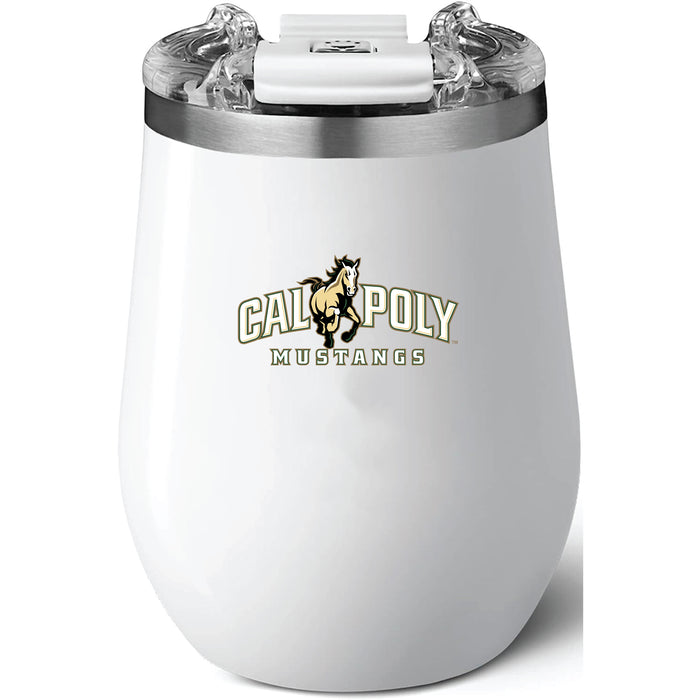Brumate Uncorkd XL Wine Tumbler with Cal Poly Mustangs Primary Logo