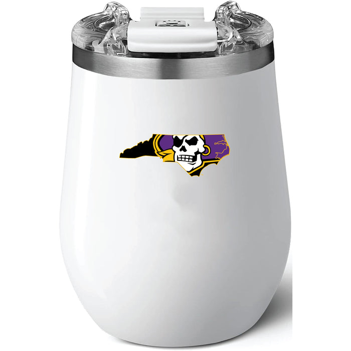 Brumate Uncorkd XL Wine Tumbler with East Carolina Pirates Secondary Logo