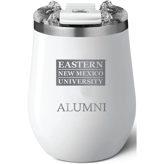 Brumate Uncorkd XL Wine Tumbler with Eastern New Mexico Greyhounds Alumni Primary Logo