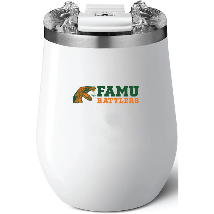 Brumate Uncorkd XL Wine Tumbler with Florida A&M Rattlers Primary Logo