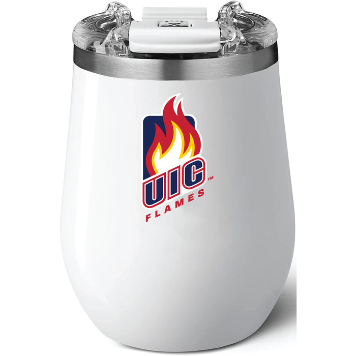 Brumate Uncorkd XL Wine Tumbler with Illinois @ Chicago Flames Primary Logo