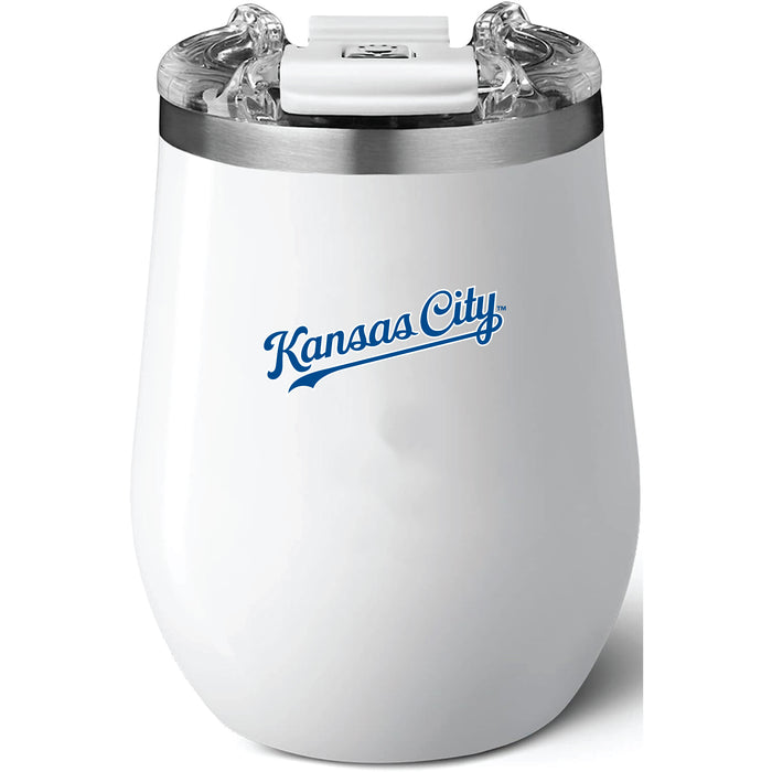 Brumate Uncorkd XL Wine Tumbler with Kansas City Royals Wordmark Logo