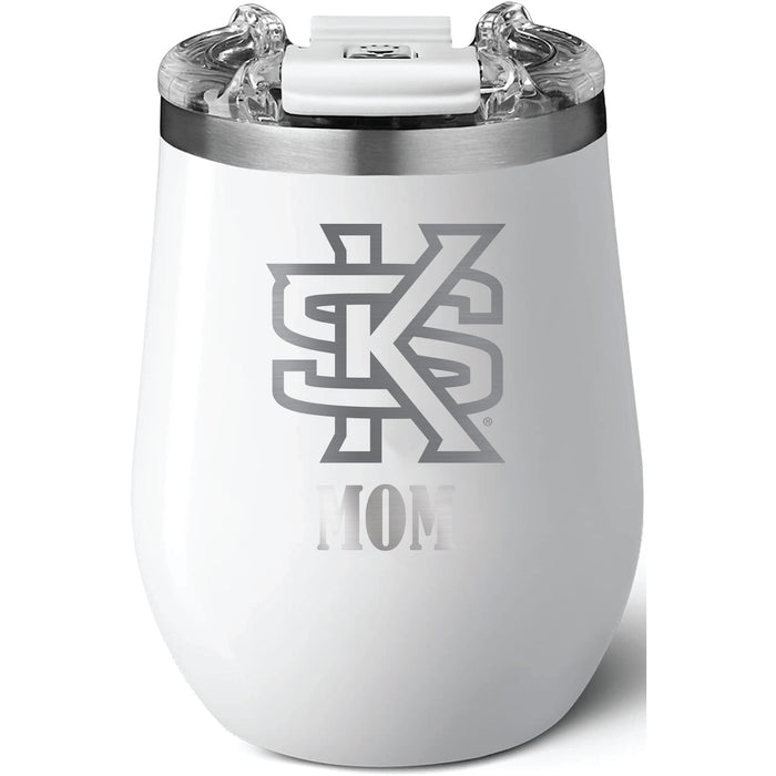 Brumate Uncorkd XL Wine Tumbler with Kennesaw State Owls Mom Primary Logo
