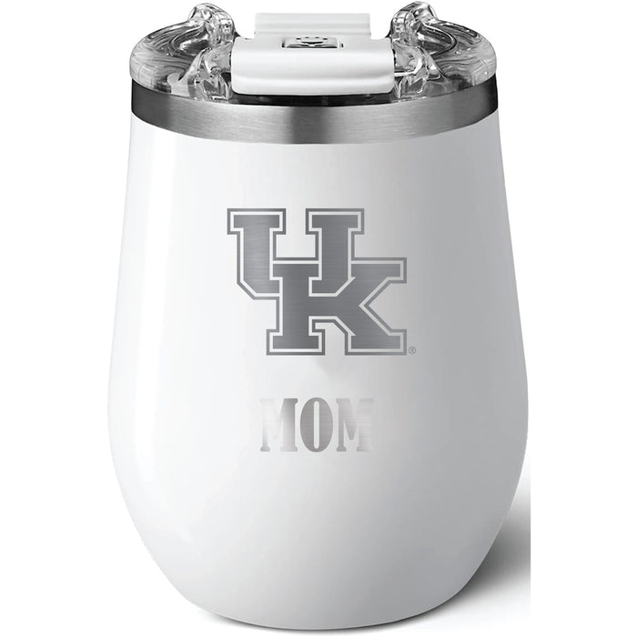 Brumate Uncorkd XL Wine Tumbler with Kentucky Wildcats Mom Primary Logo