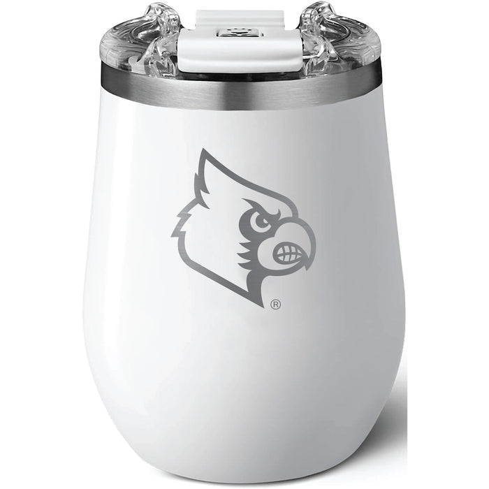 Brumate Uncorkd XL Wine Tumbler with Louisville Cardinals Primary Logo