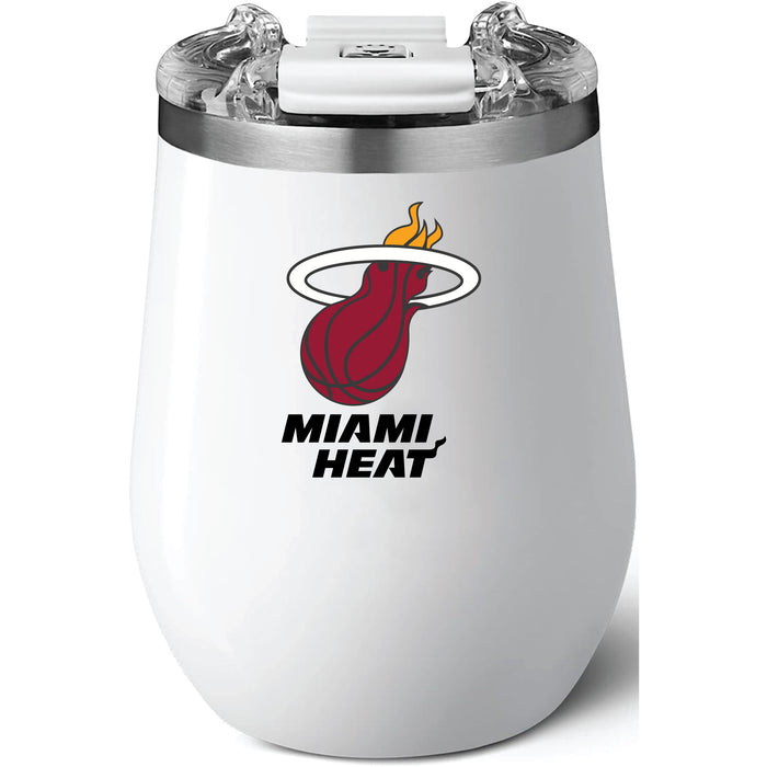 Brumate Uncorkd XL Wine Tumbler with Miami Heat Primary Logo